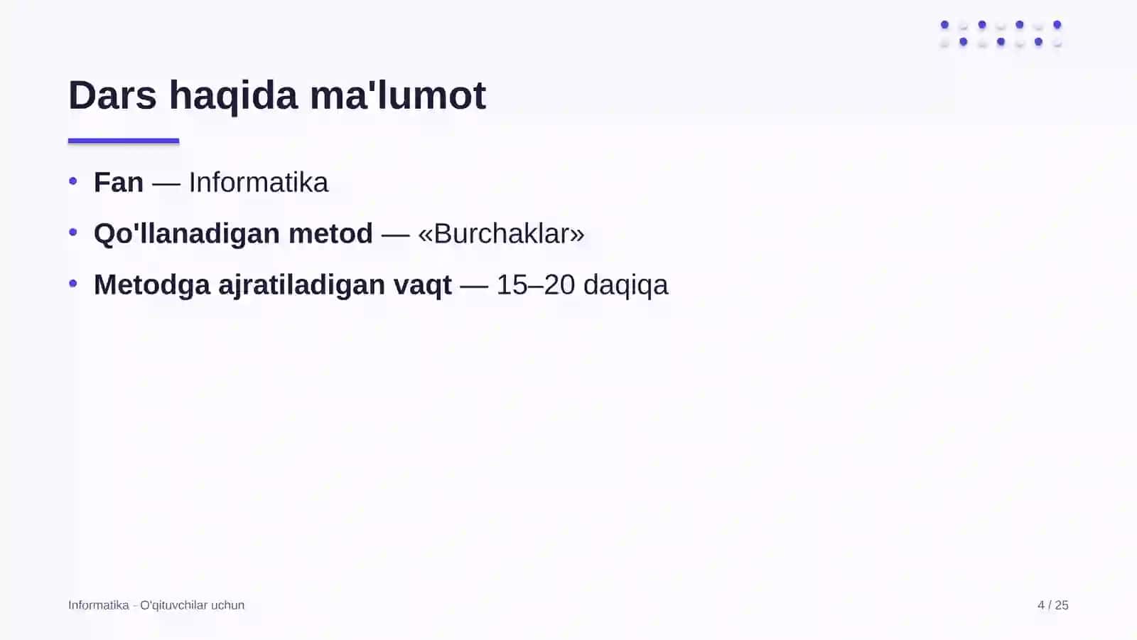 informatika darslarida burchaklar metodidan foydalanish 5048 4
