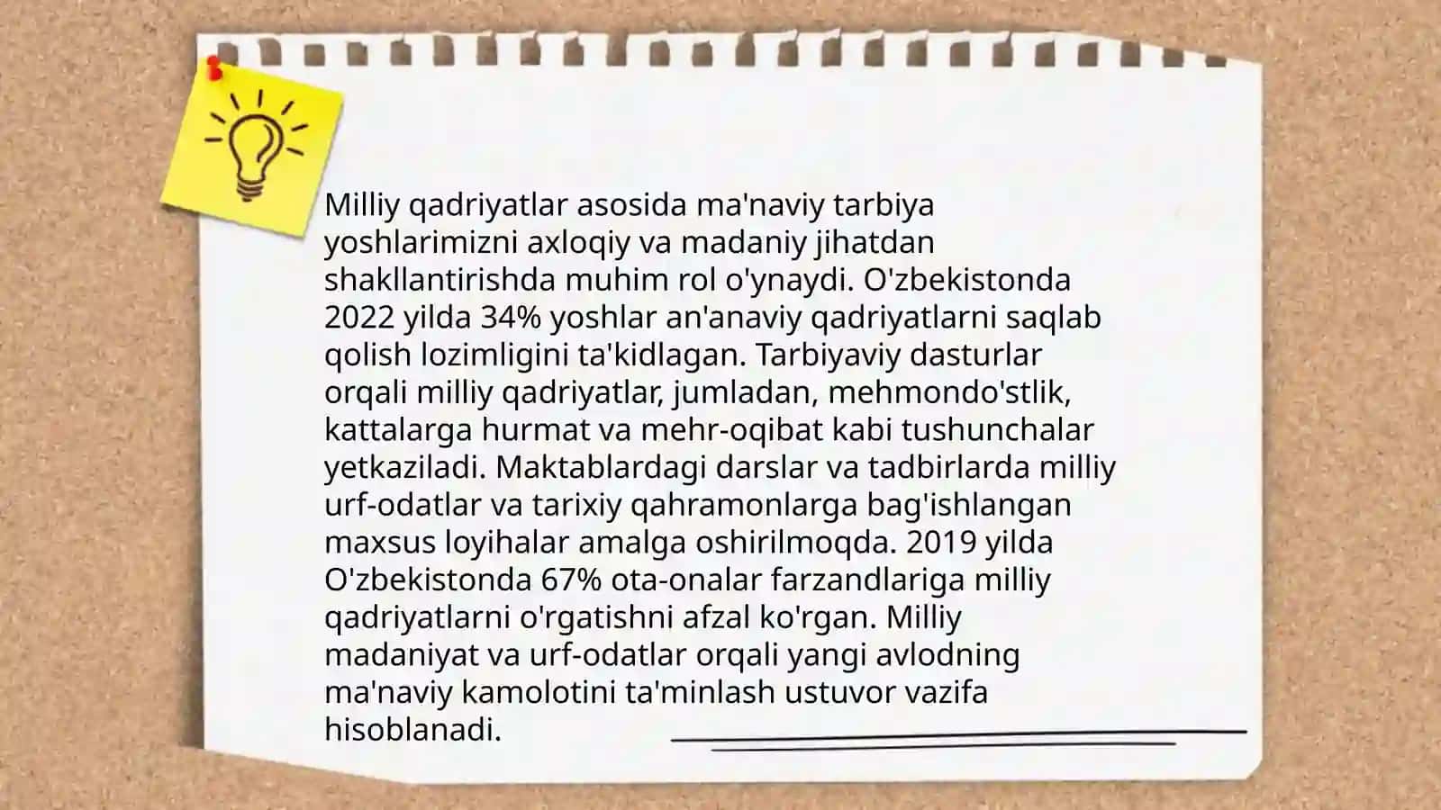 Darsdan tashqari tadbirlarda ma'naviy tarbiya 4