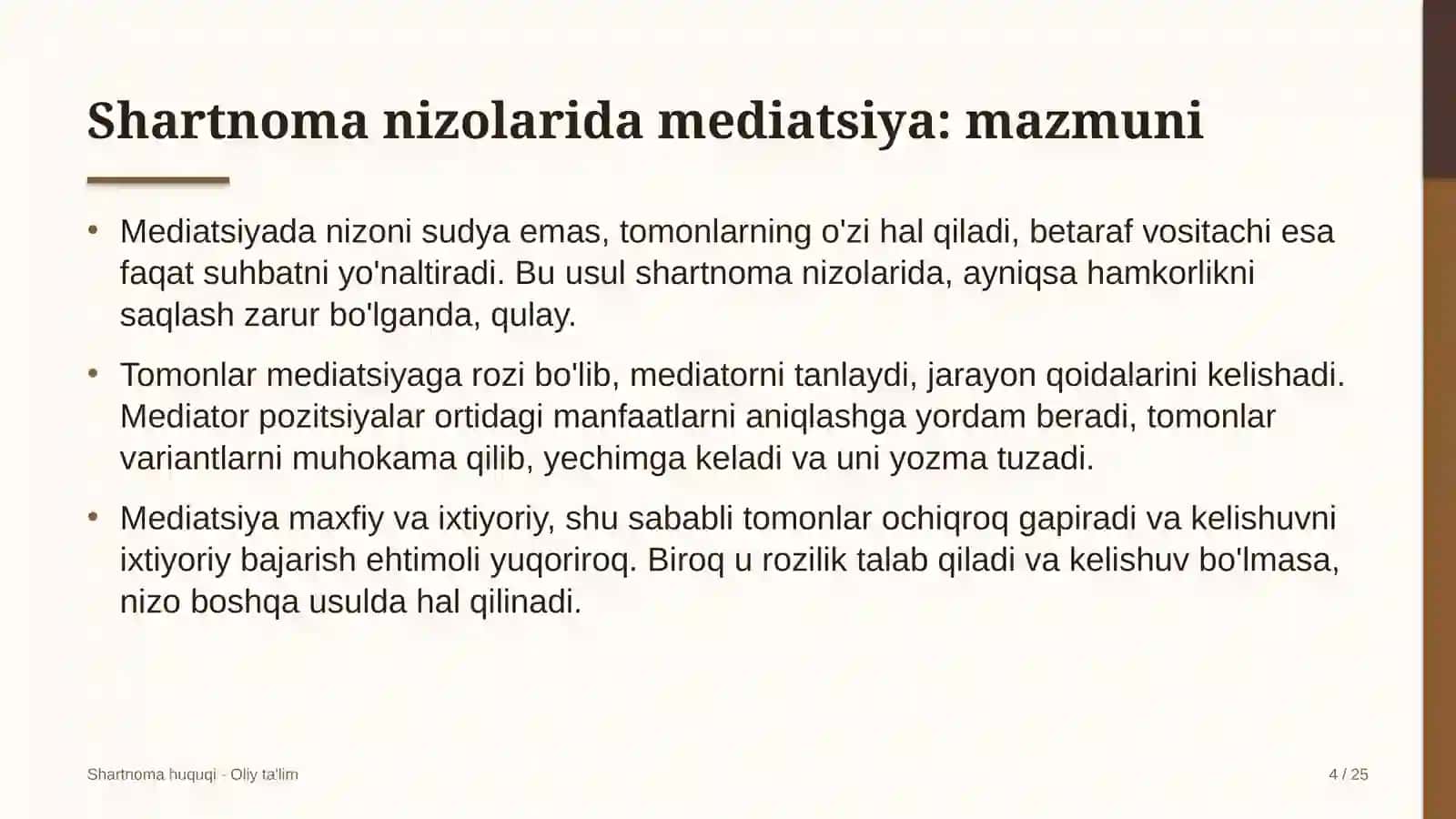 Avtomobil transportida shartnoma nizolarida mediatsiyadan foydalanish 4