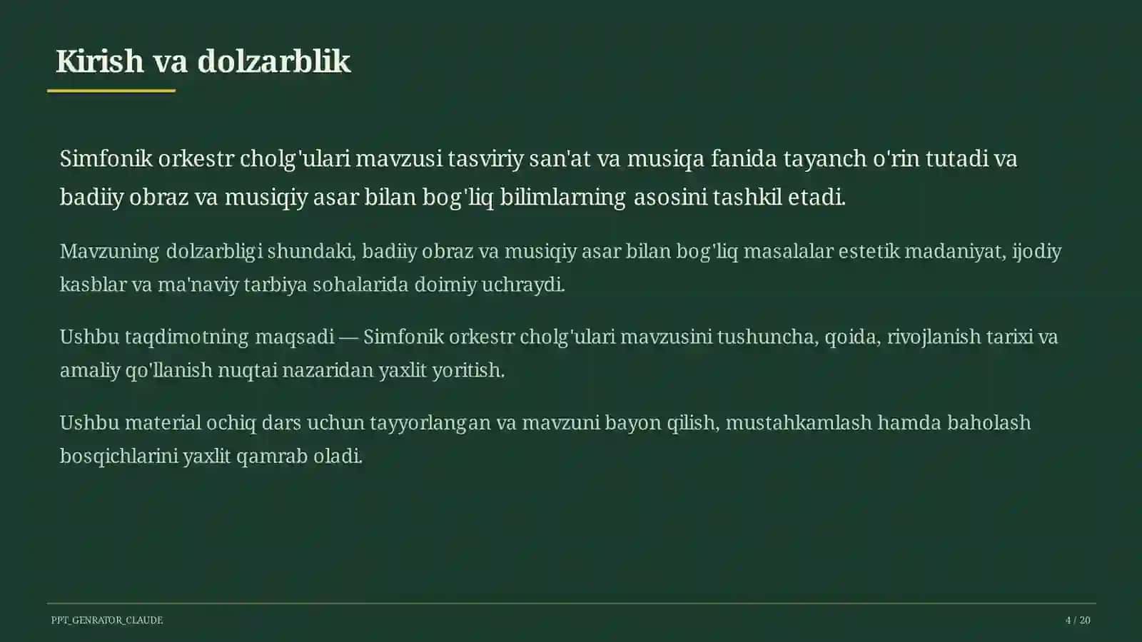 Simfonik orkestr cholg'ulari (5-sinf) 4