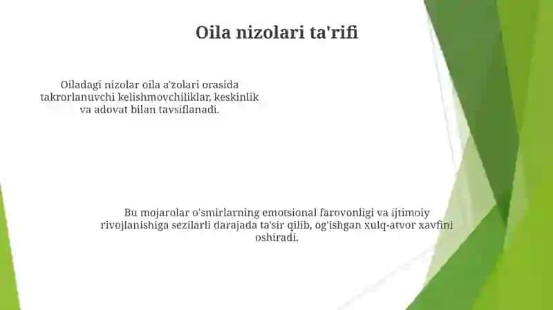 Osmirlarda deviant xulq atvor shakllanishida oilaviy nizolarning tasiri 4