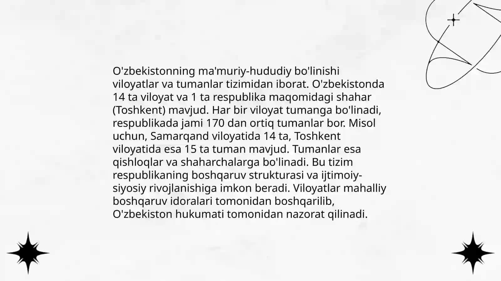 O’ZBEKISTON HUDUDINING RAYONLASHTIRILISH TIZIMI 4