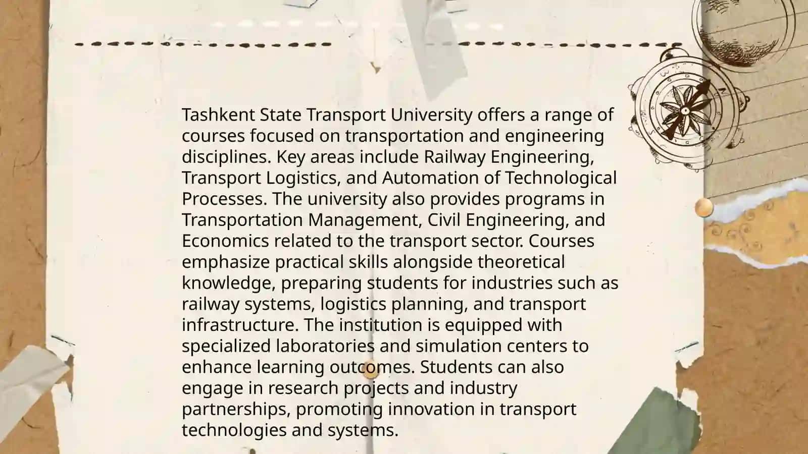 Tashkent State Transport University History 4
