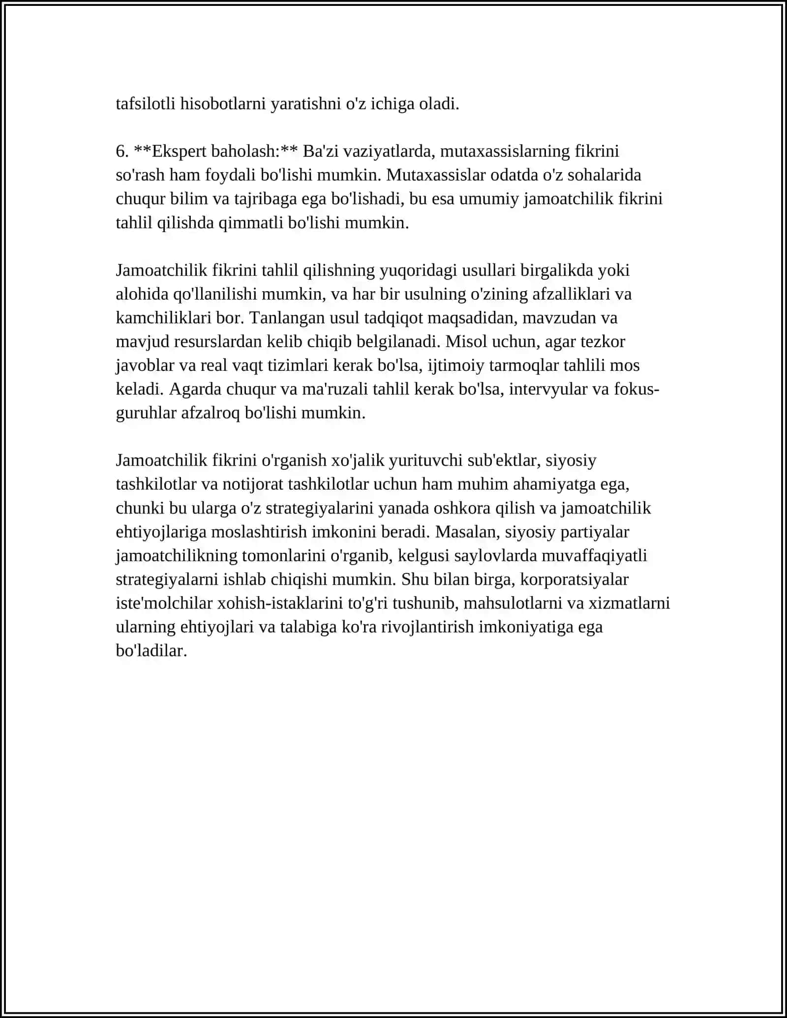 OAV FAOLIYATINI KONTENT ANALIZ METODI ORQALI JAMOATCHILIK FIKRINI ANIQLASH 4