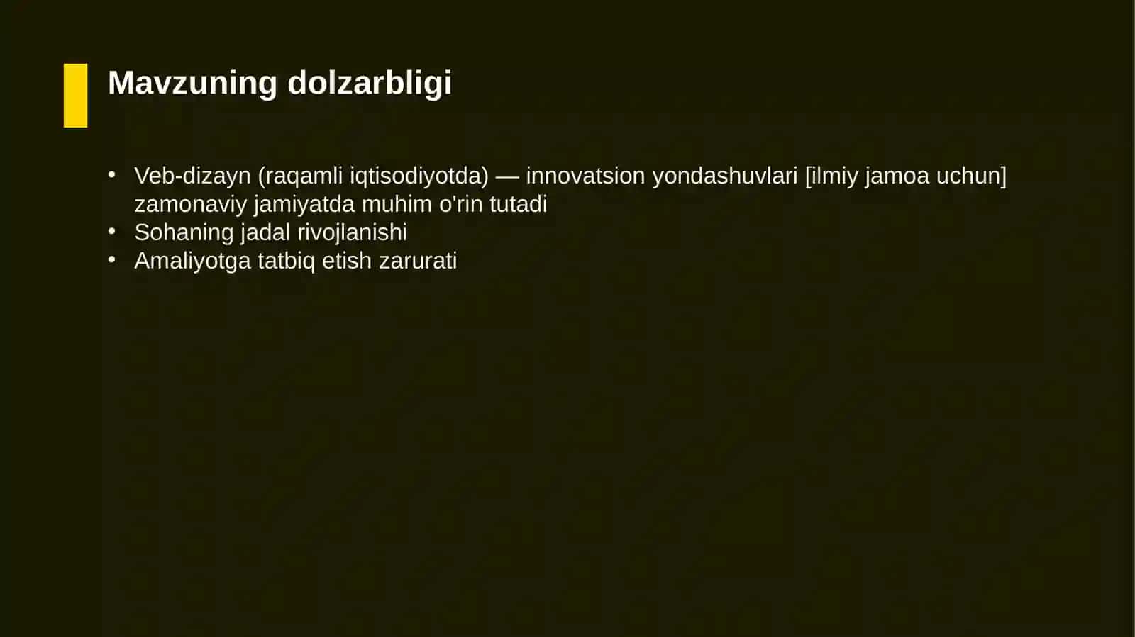 Veb-dizayn (raqamli iqtisodiyotda) — innovatsion yondashuvlari [ilmiy jamoa uchun] 4