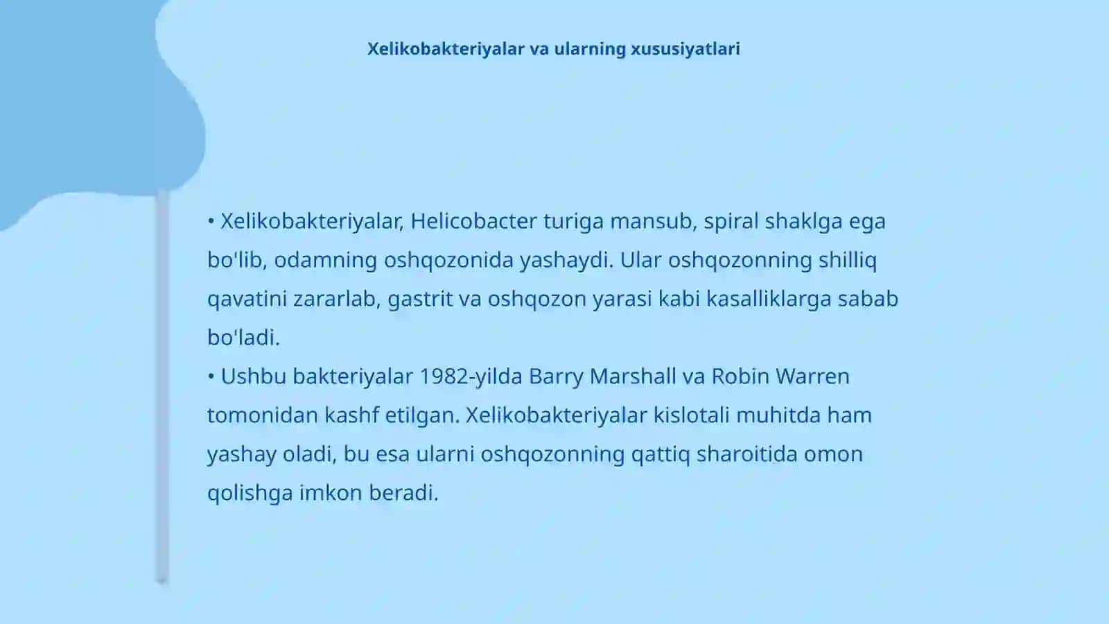 Kampilobakteriyalar, xelikobakteriyalar va ularning amaliyotdagi ahamiyati 4