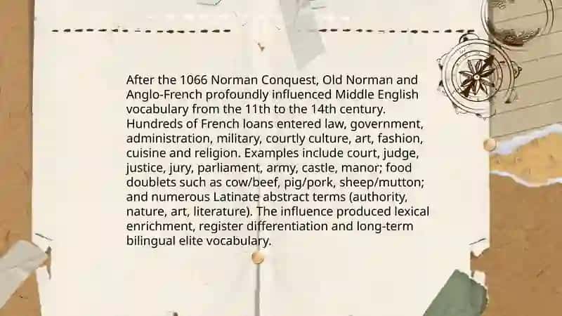The middle english vocabulary 4