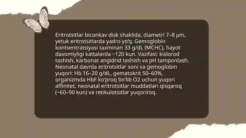 Bolalarda qon va qon yaratuvchi a'zolar anatomo-fiziologik xususiyatlari va kasalliklar semiotikasi 4