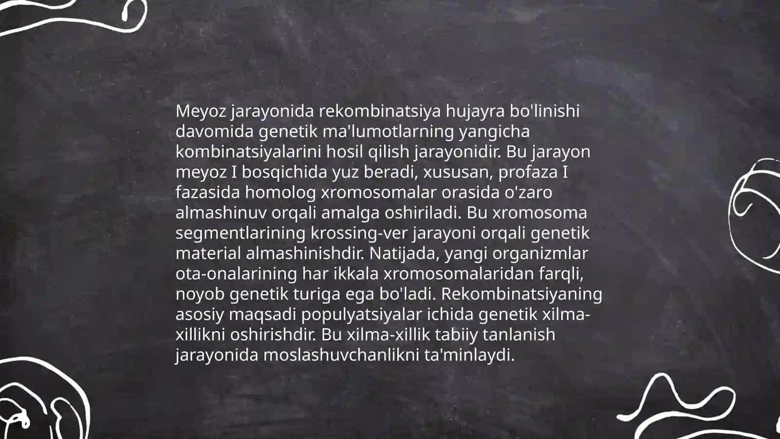 Meyozning biologik ahamiyati 4