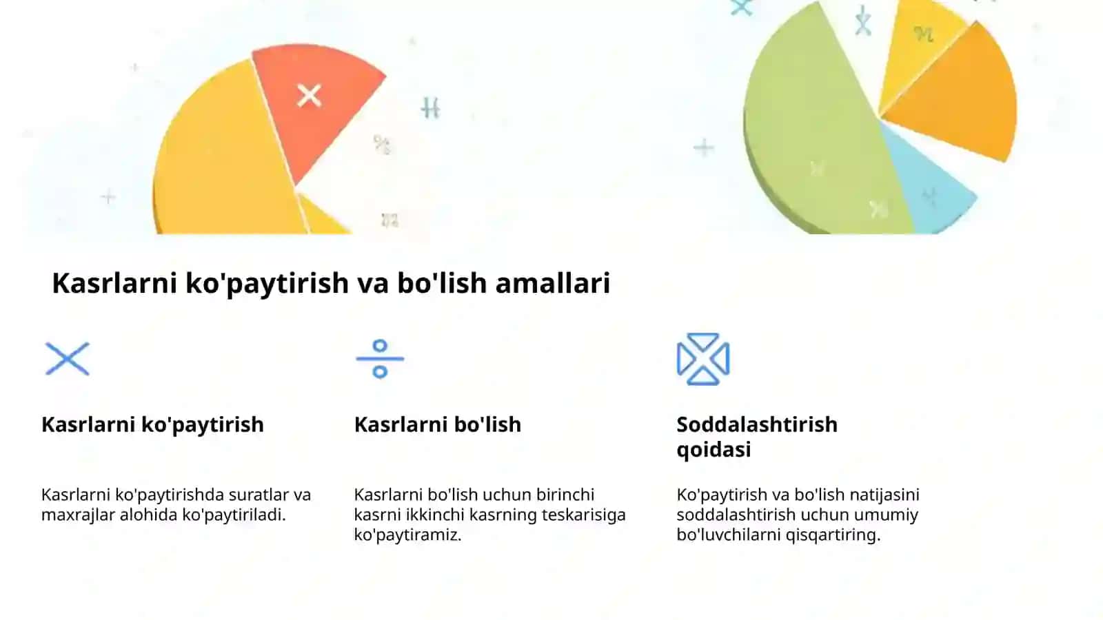 Kasrlar va ular ustida amallar 4