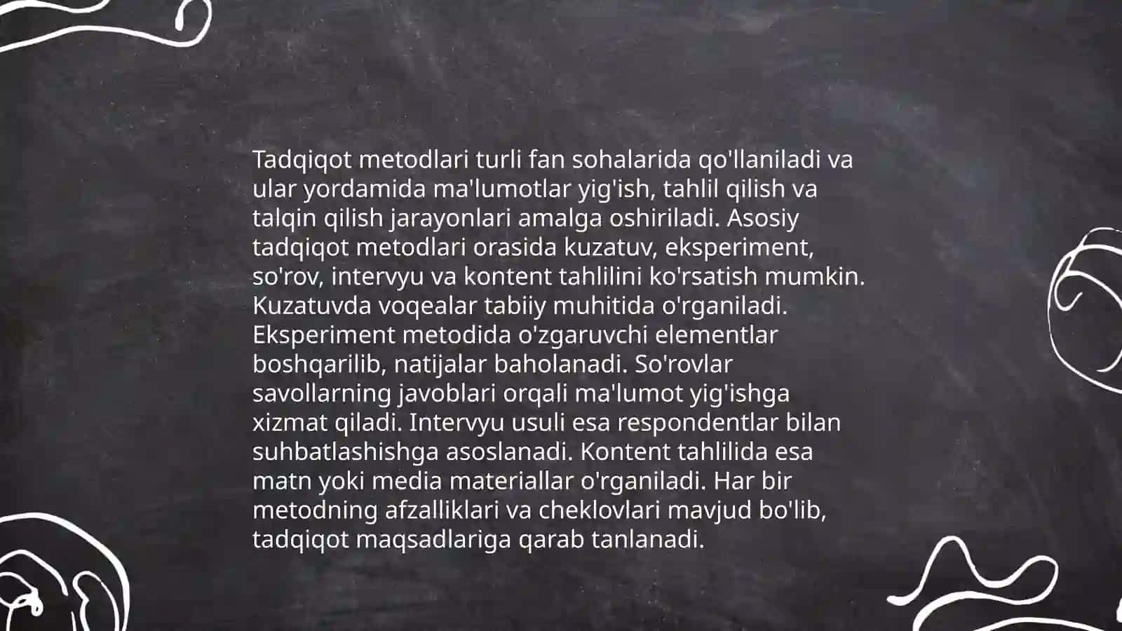 Fanda metod va metodologiyasi masalalari 4