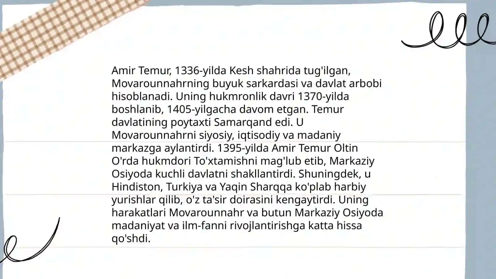 Amir Temur buyuk davlat arbobi 4