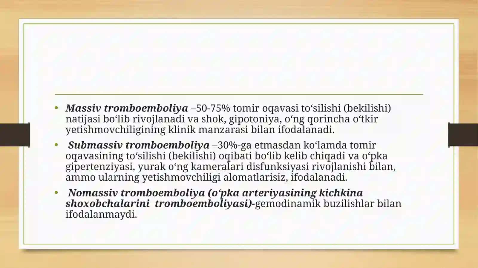 O'pka arteriyasining tromboemboliyasi 4
