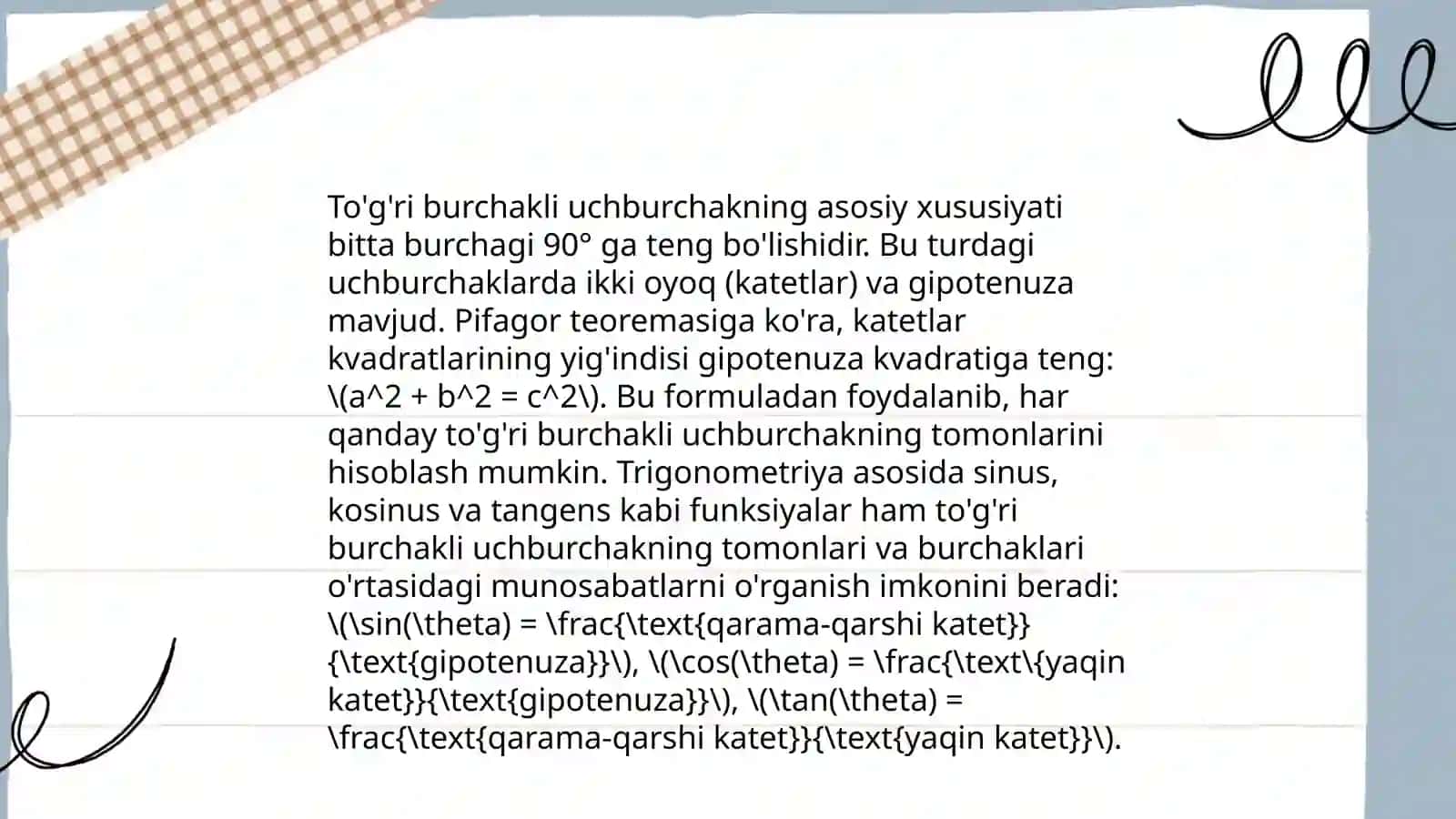 Pifagor teoremasi 4