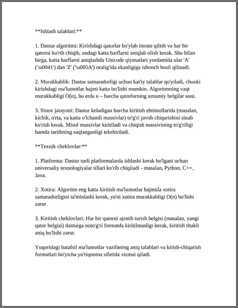 QATARLAR MASSIVINDEGI BARLIQ DAWISLI HÁRIPLERDI AJIRATIP, ÓZ ALDINA MASSIVKE JAZIWSHI PROGRAMMA DÚZIŃ 4