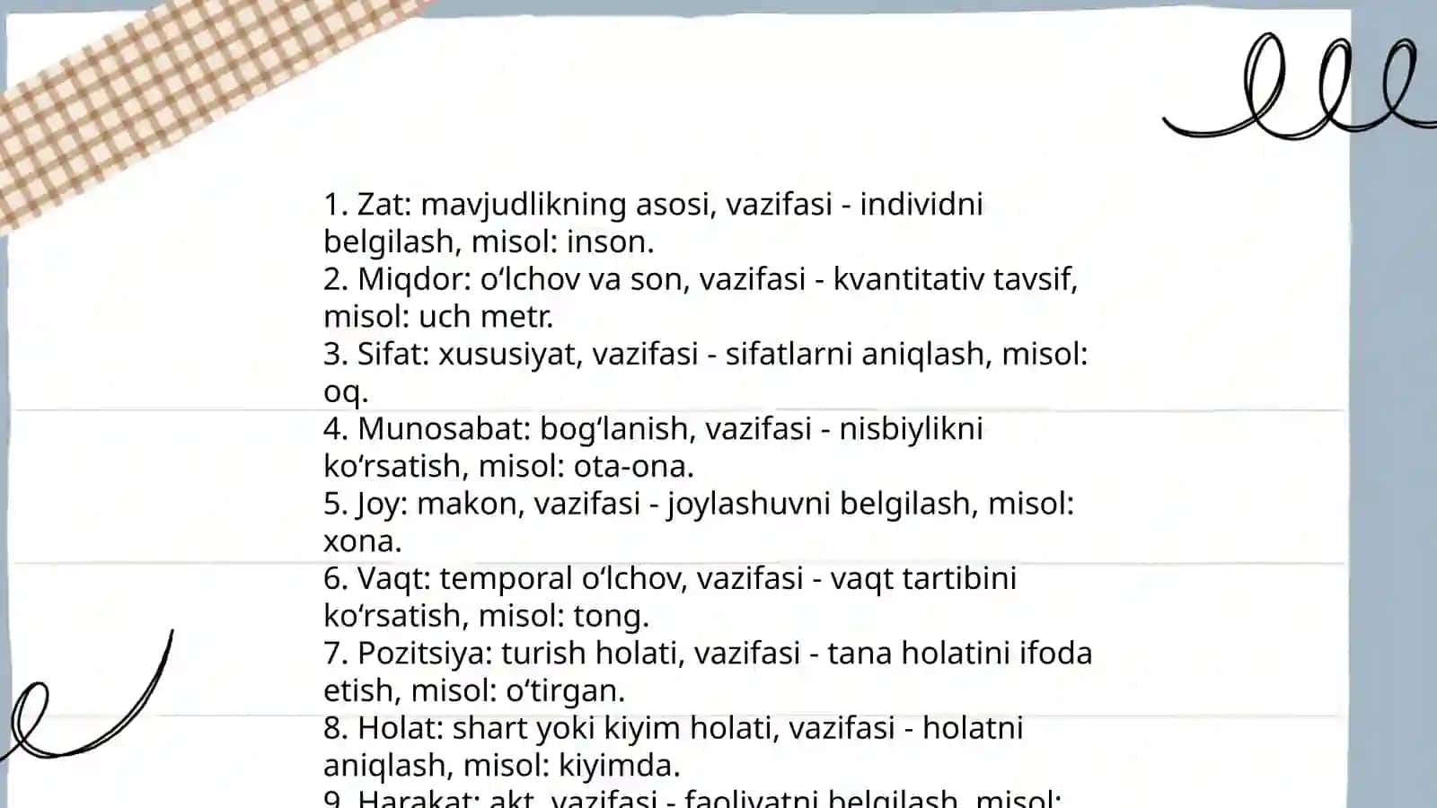Aristotel, Forobiy va Kant ontologiyasida kategoriyalarning tasnifi 4