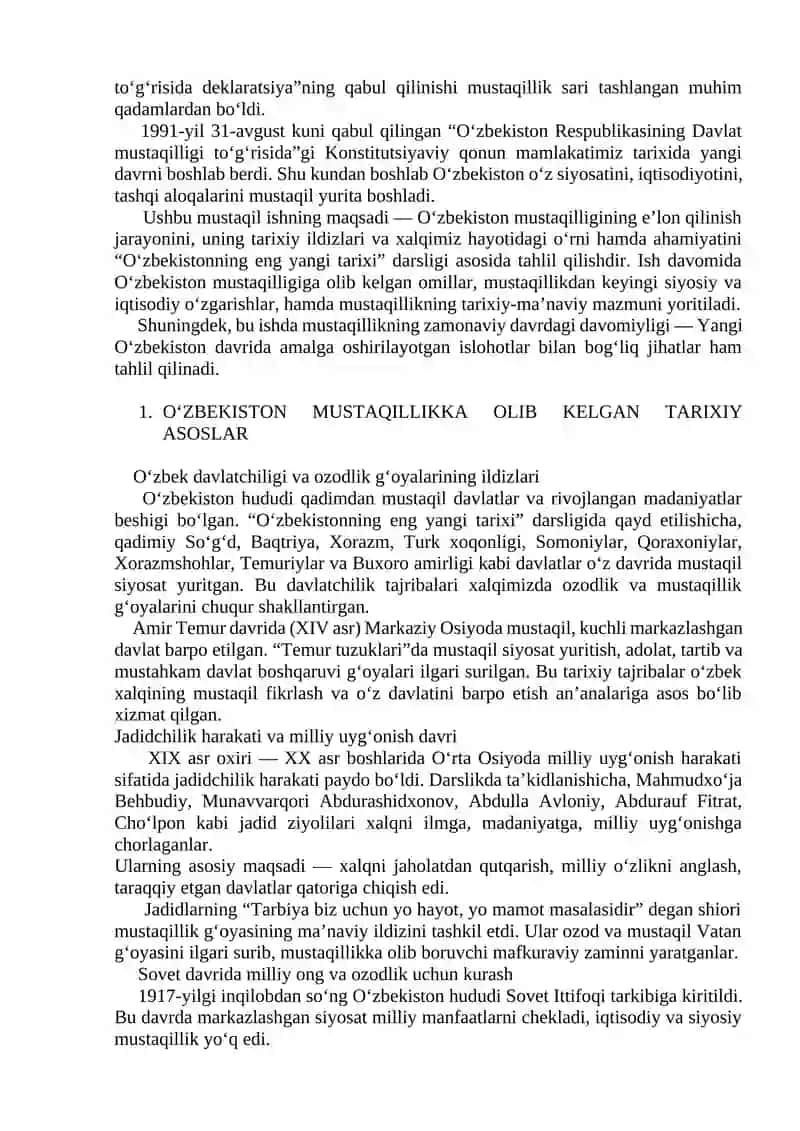 O'zbekistonning Mustaqilligi 4