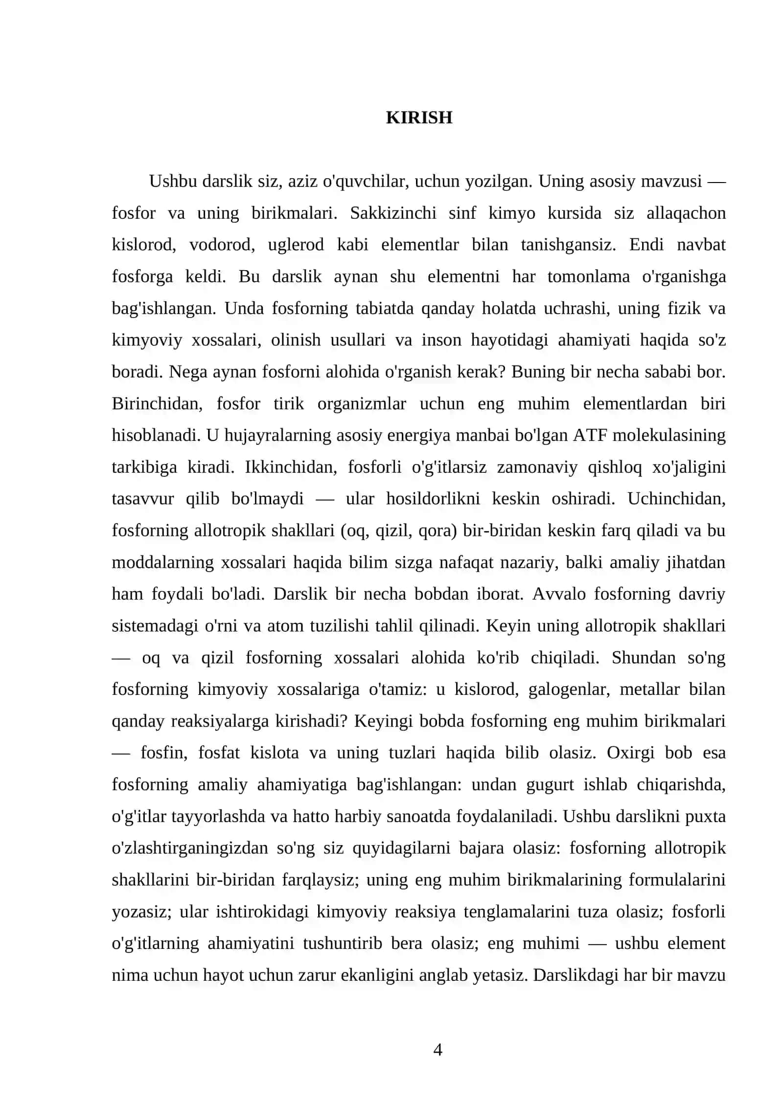 FOSFOR. 8 - SINF 4