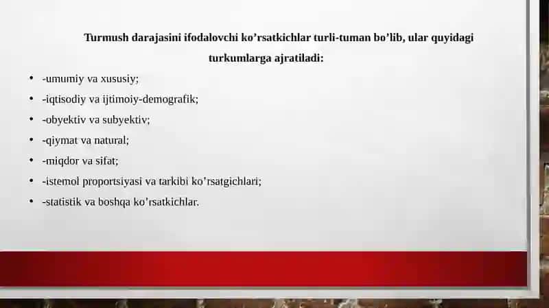Aholining turmush darajasi 4