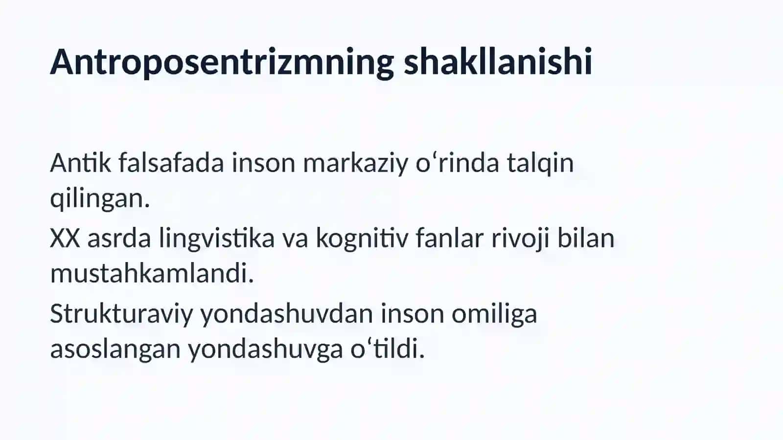 Antroposentrik paradigma 4