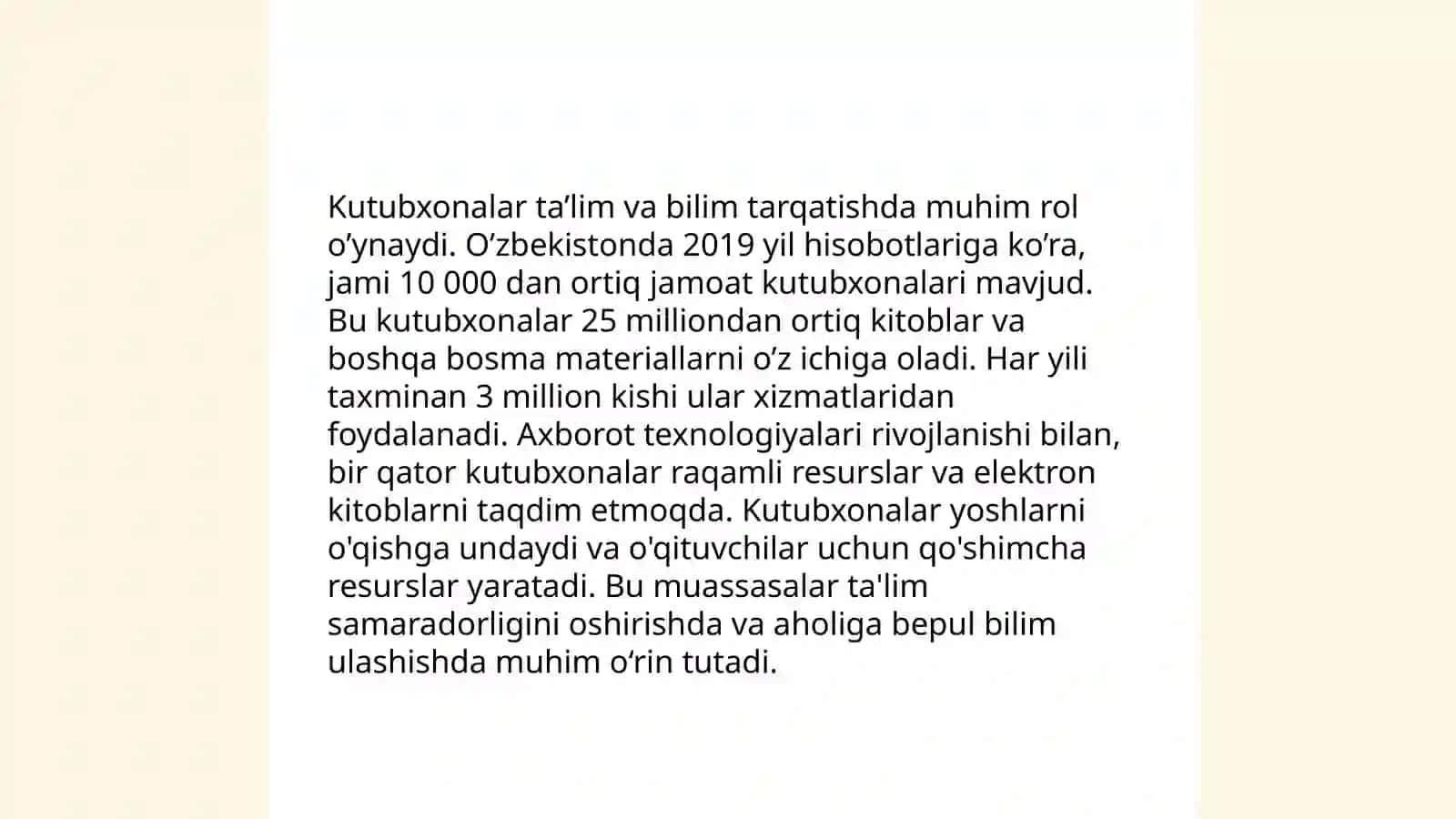 Kitobxonlikni rivojlantirish 4