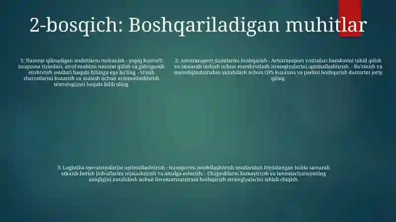 Avtotransport Vositasini Boshqarishga O'Rgatish Bosqichlari 4