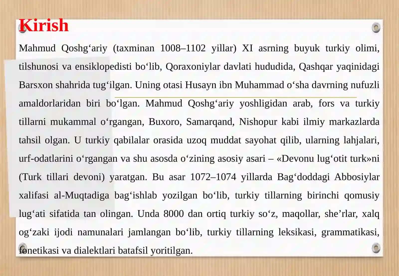 Mahmud Qoshg‘ariy (XI asr) 4