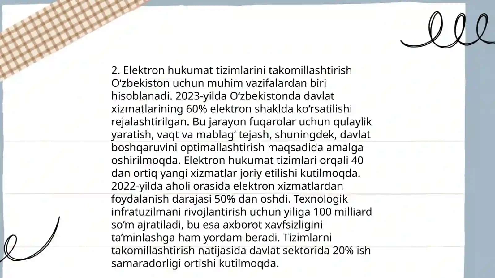 Raqamli iqtisodiyotning asosiy rivojlanish yo'nalishlari "Raqamli O'zbekiston-2030"strategiyasi va uning mohiyati 4