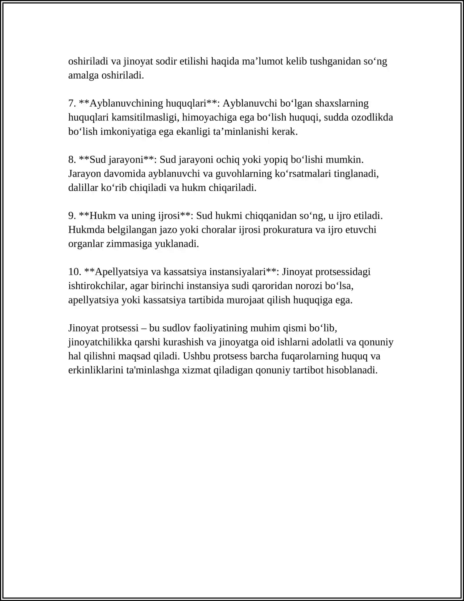 JINOYAT PROCESSI PRINSIPLARI 4
