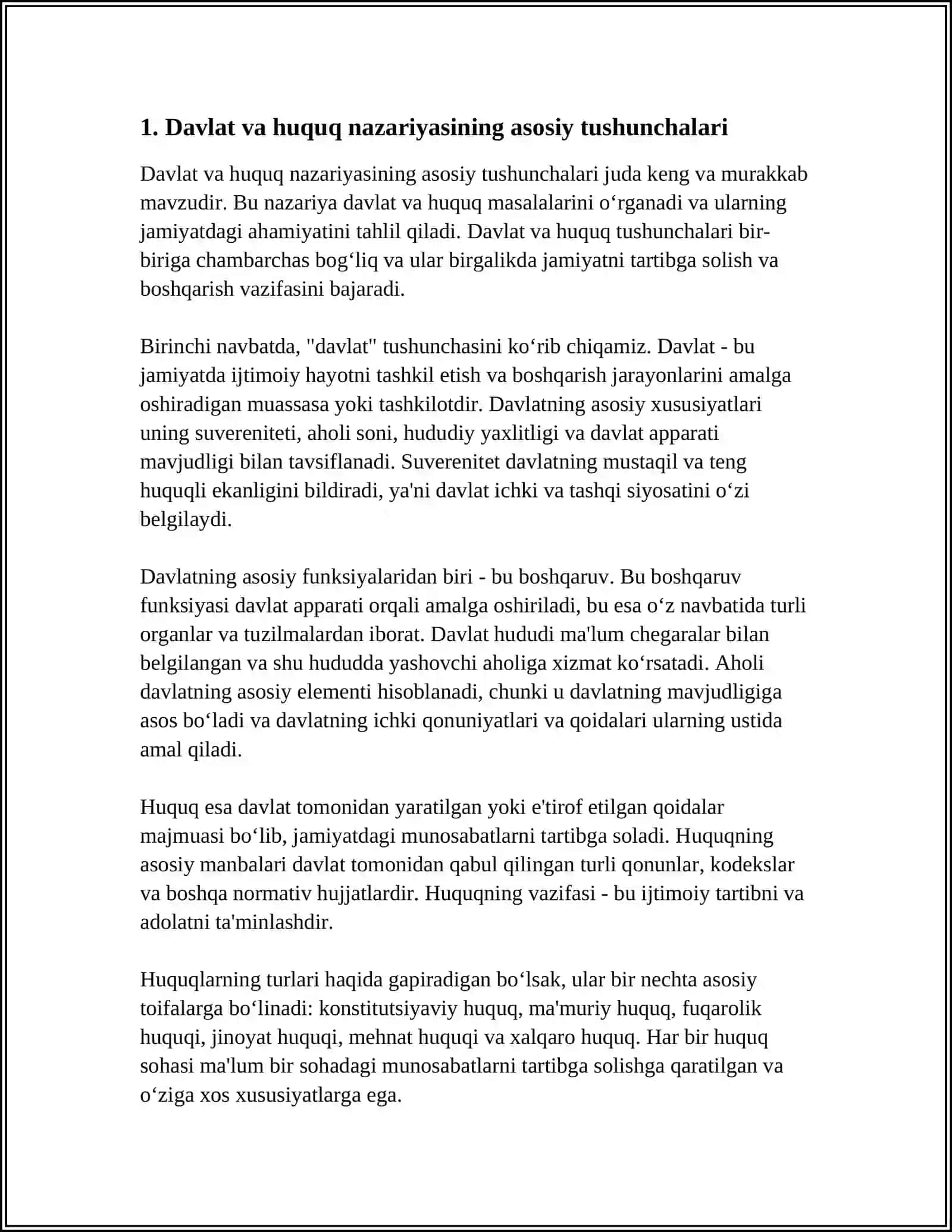 DAVLAT VA HUQUQ NARZARIYASI PREDMETI MAZMUNI VA MUAMMOLARI 4
