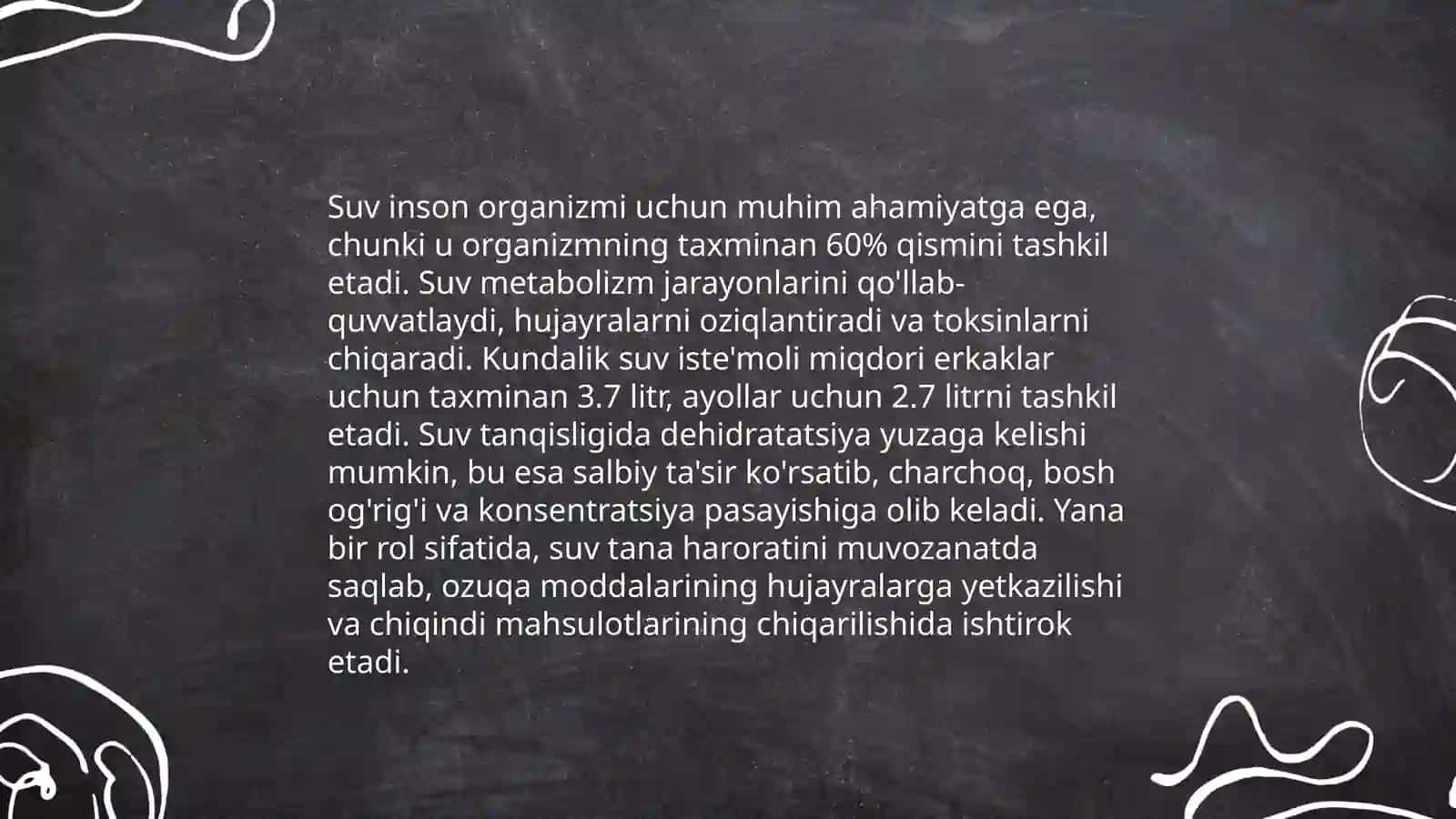 Suv va tuz almashinuvi fiziologiyasi 4