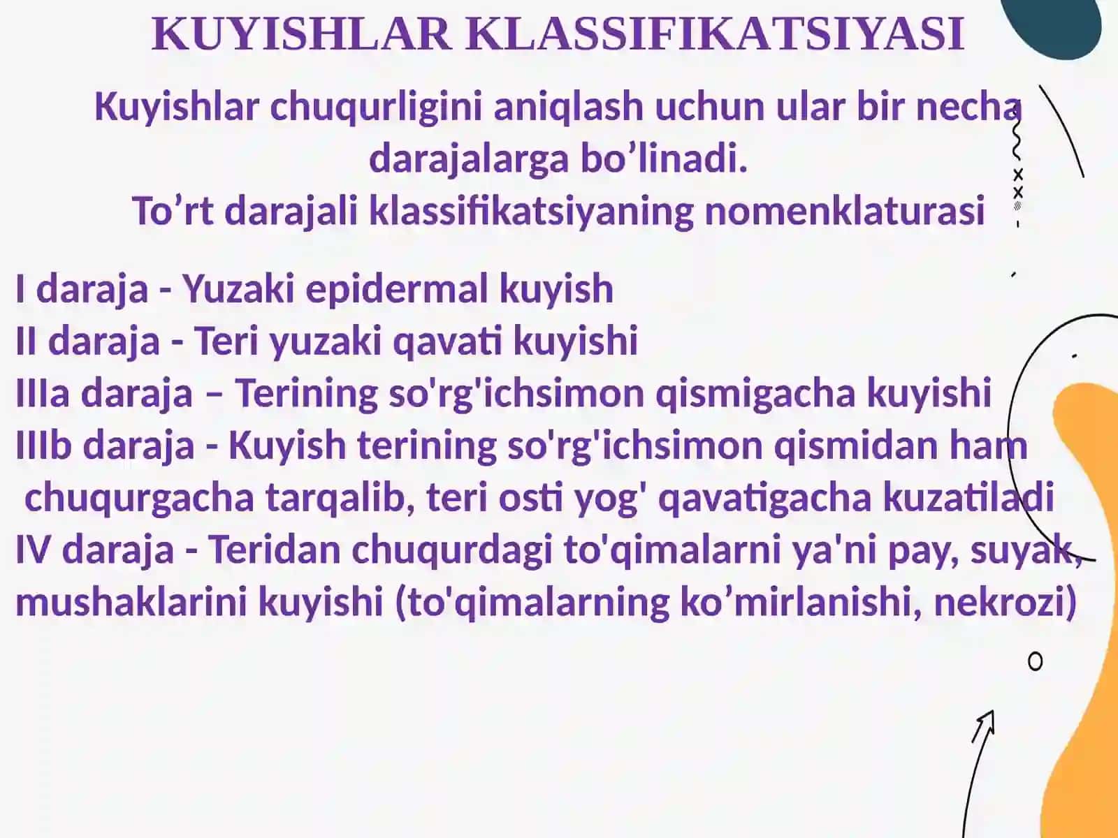 Kuyishlar, sovuqurishi va elektrotravma 4