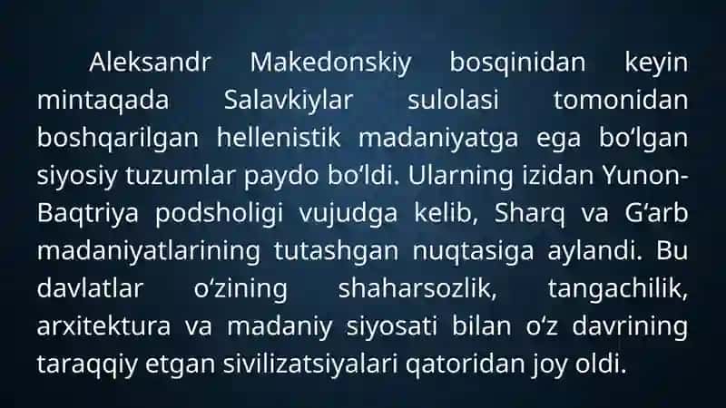 O'zbekistonning Antik davr davlatchiligi 4