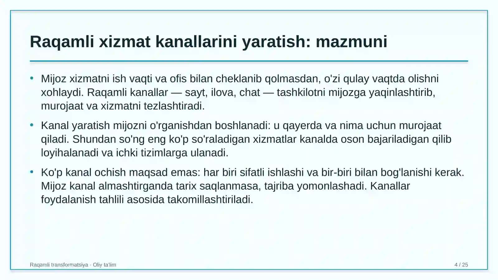 Yong'in xavfsizligi xizmatida mijozlar uchun raqamli xizmat kanallarini yaratish 4