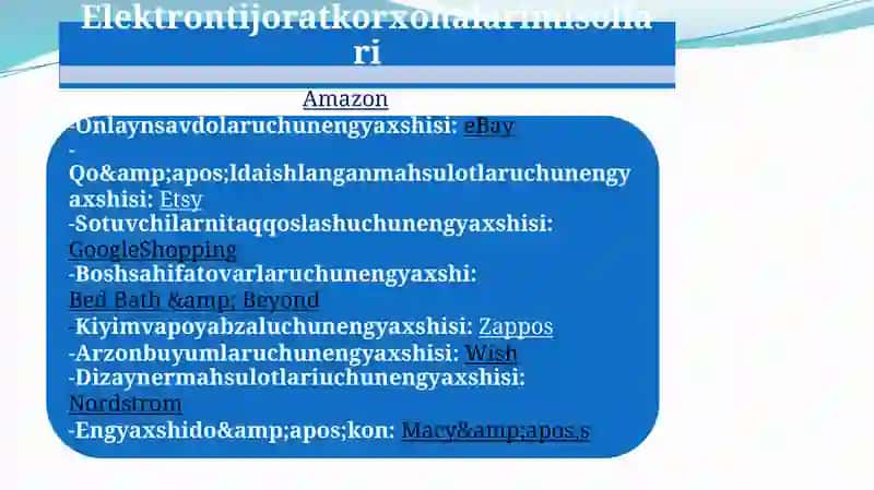Elektron biznes va mobil tijorat 4