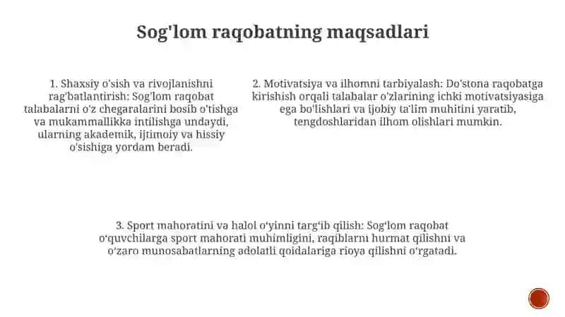 Finlandiya Va O'Zbekiston Maktablarida Sog'Lom Raqobat Tizimi Qiyosiy Tahlil Qilish 4