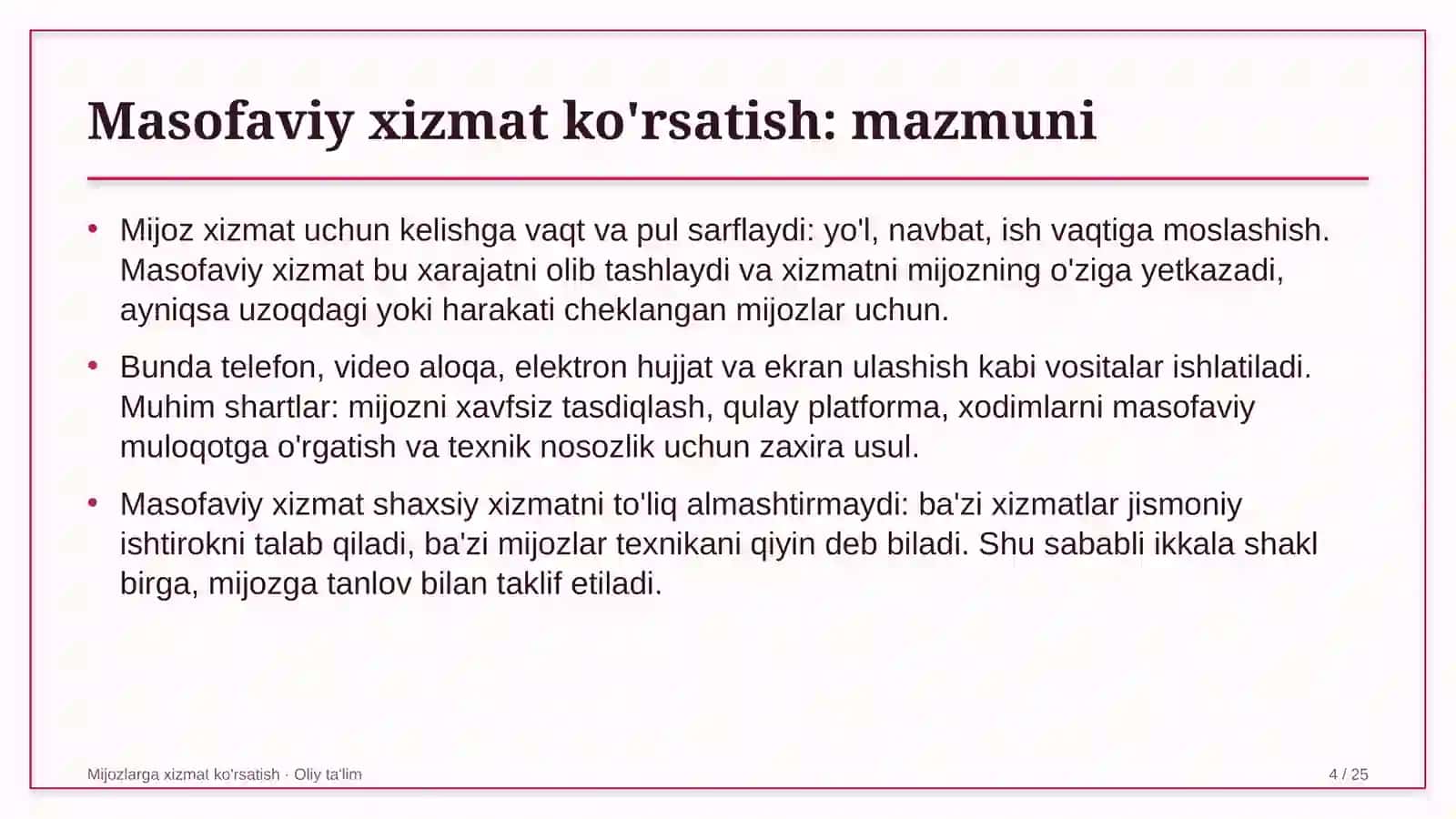 repetitorlik faoliyatida masofaviy xizmat ko'rsatishni yo'lga qo'yish 9787 4