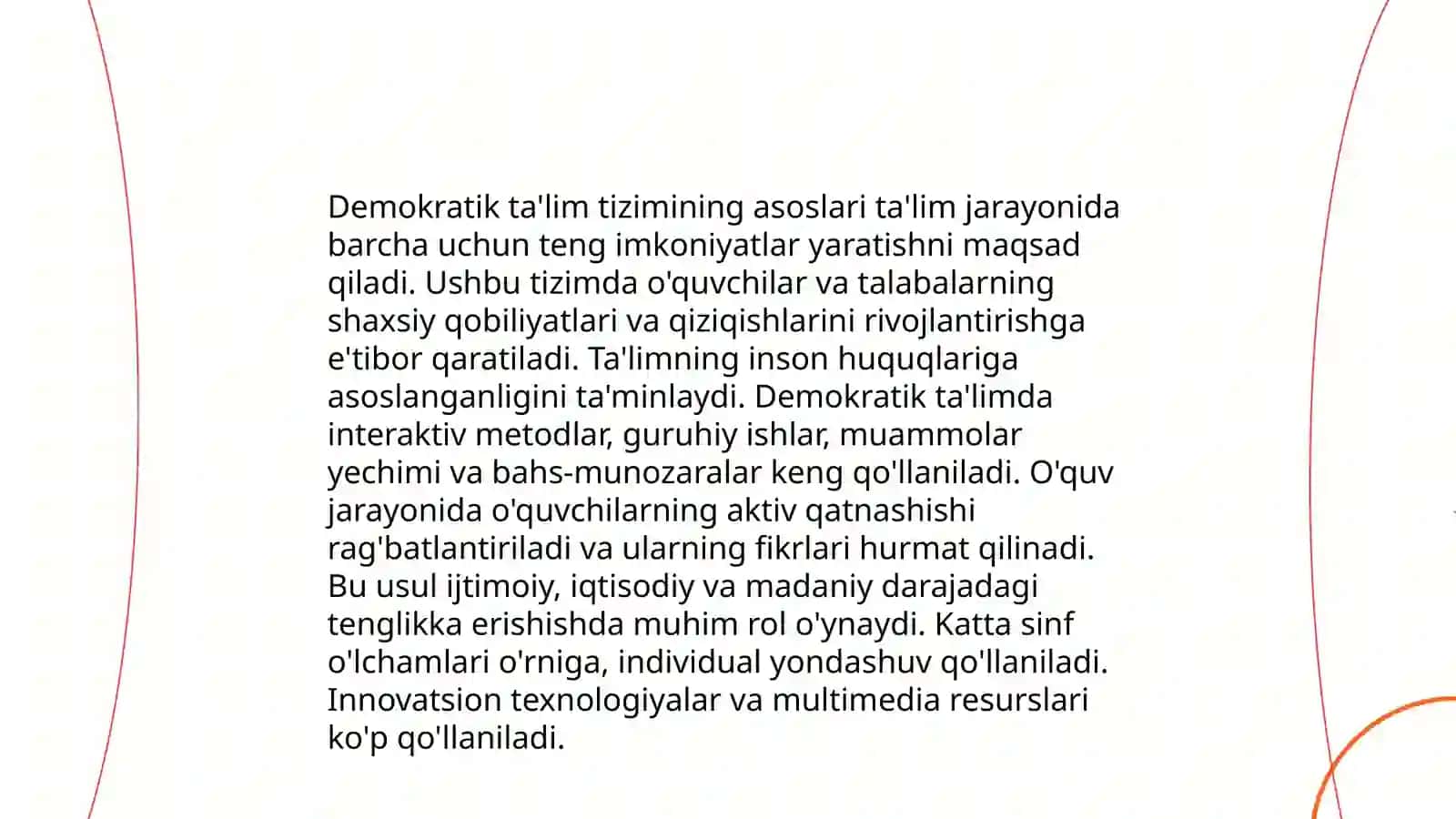 Ta'limda insonparvarlik tamoyillari 4