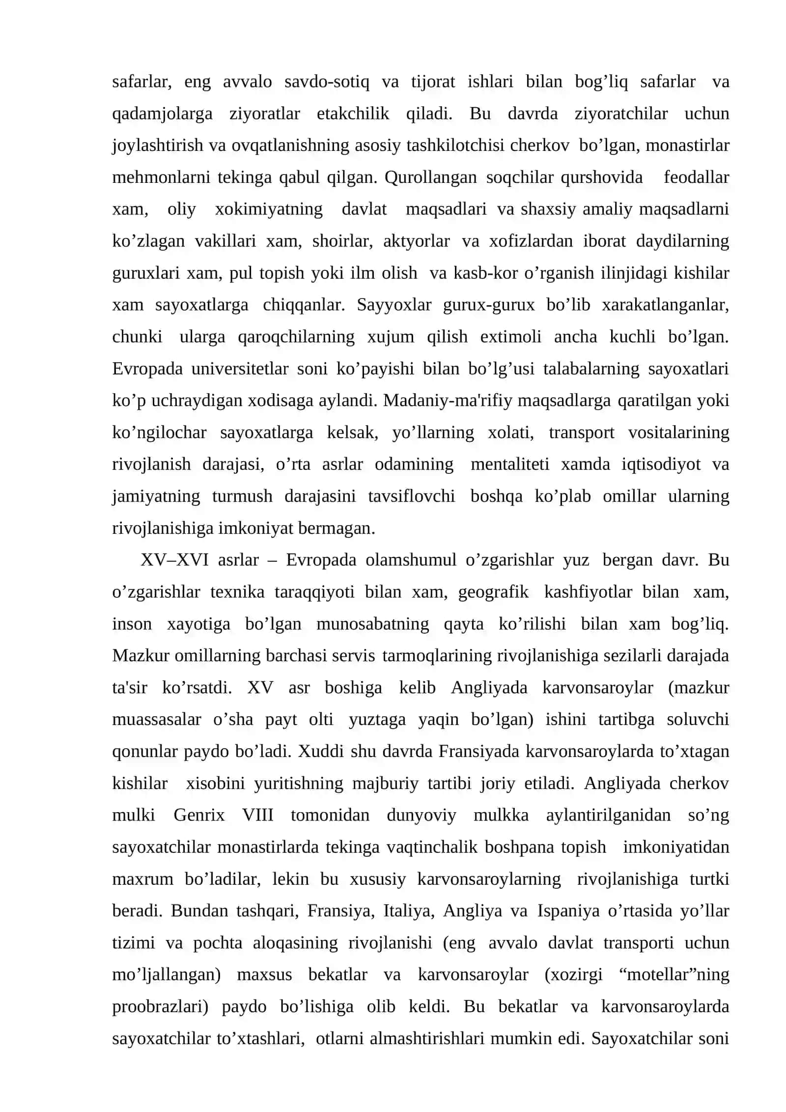 Mehmonxona xo’jaligining rivojlanishi 4