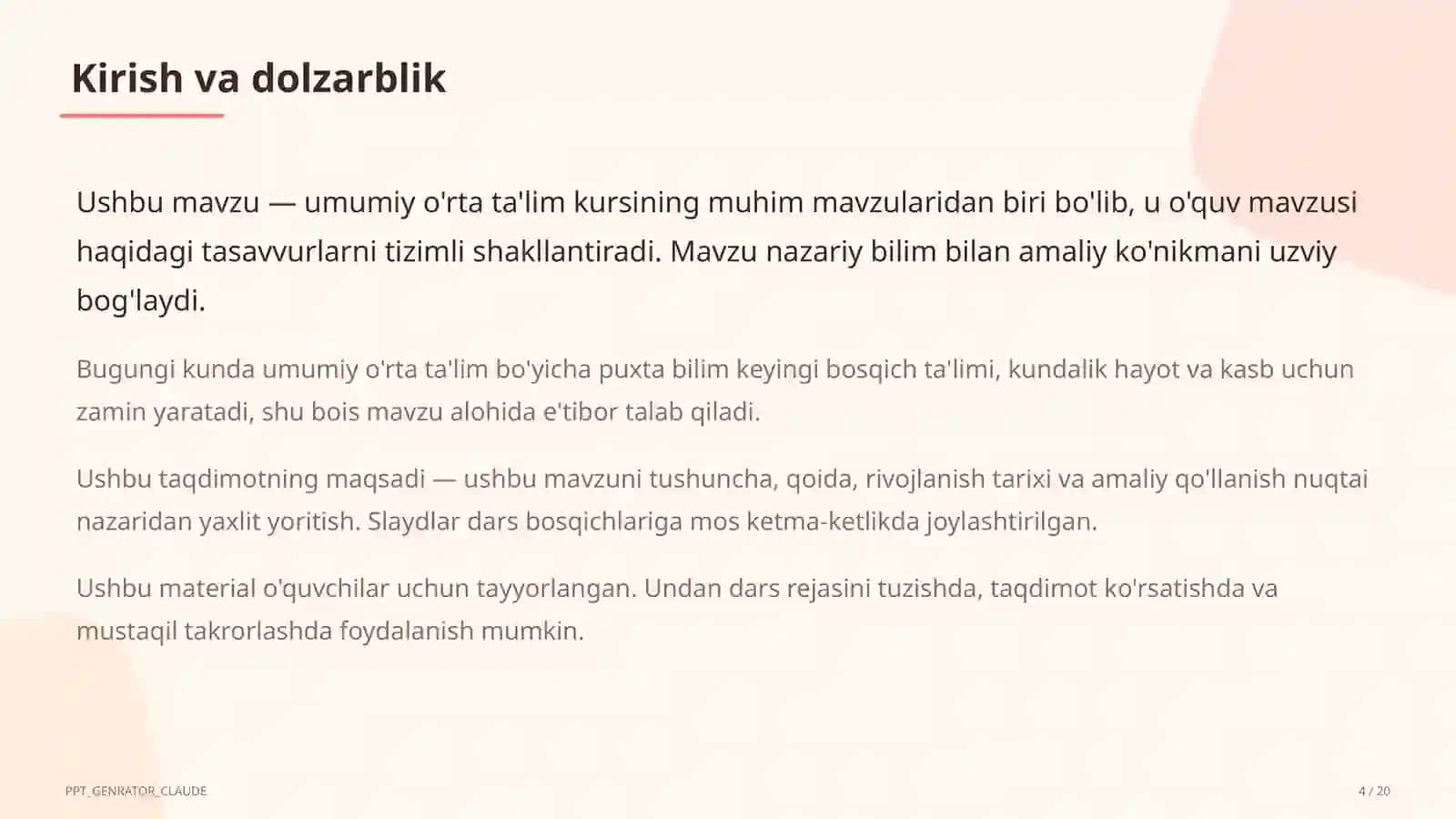 Inklyuziv ta'lim: alohida ehtiyojli o'quvchilar bilan ishlash usullari 4