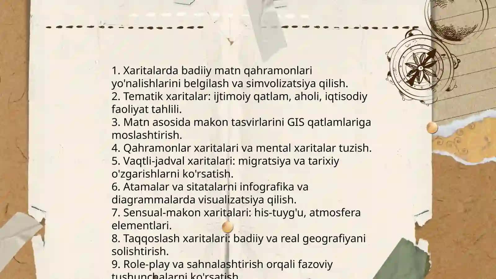 Iqtisodiy -ijtimoiy geografiya kurslarini o'qitishda badiiy adabiyot materiallarining qo'llanishi 4