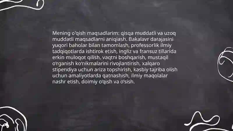 Mening ta'lim yo'lim 4