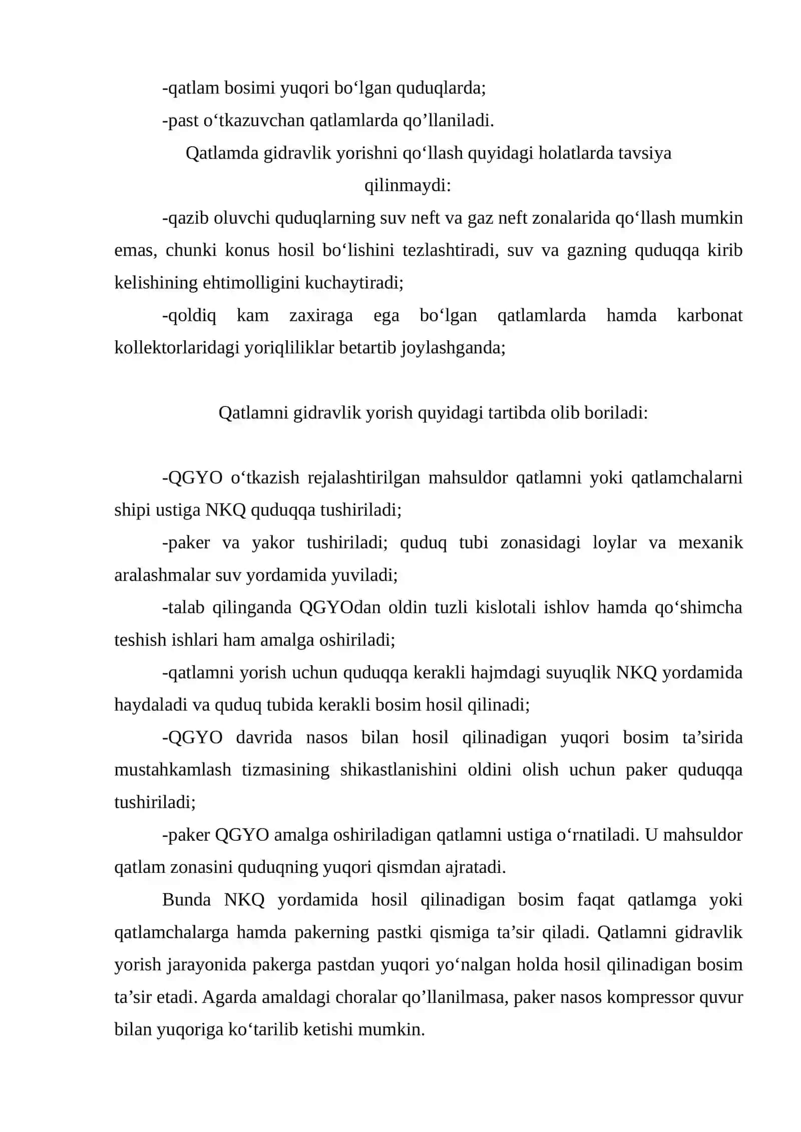 Qatlamni gidravlik yorish 4