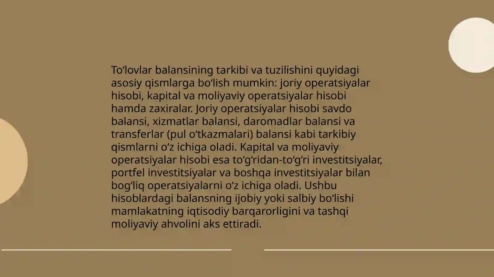 To‘lovlar balansi va uni boshqarishning alohida xususiyatlari 4