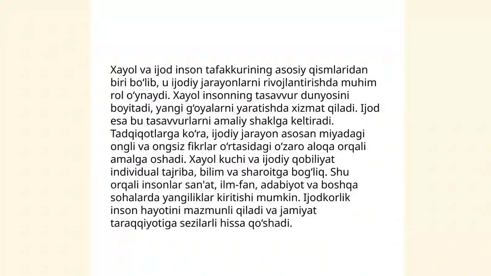 Xayolot olami 4