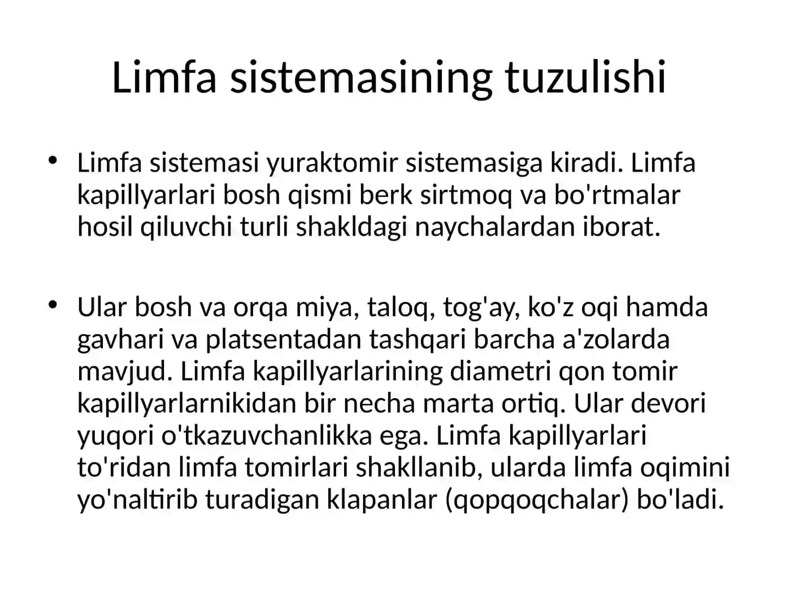 Limfa tugunlarining Anatomo fiziologik tuzulishi 4