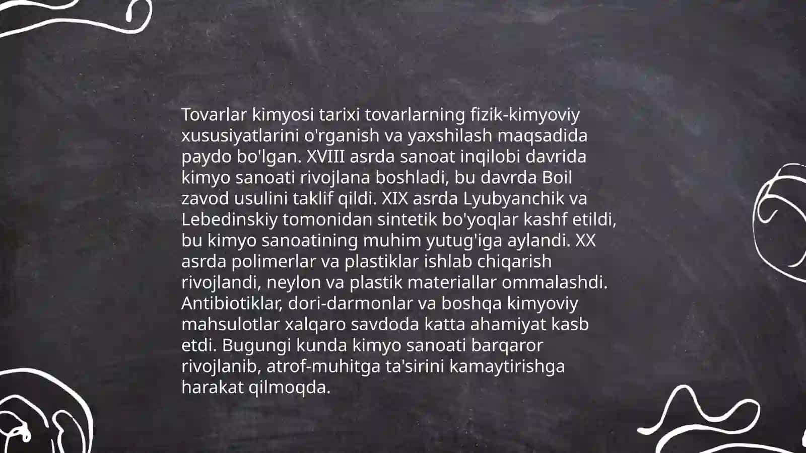 Tovarlar kimyosining vujudga kelishi 4