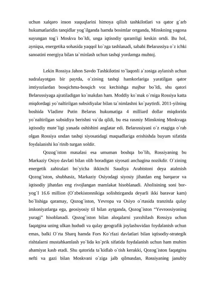 XXI ASR BOSHLARIDA ROSSIYA VA YEVROPA ITTIFOQI MUNOSABATLARI 4