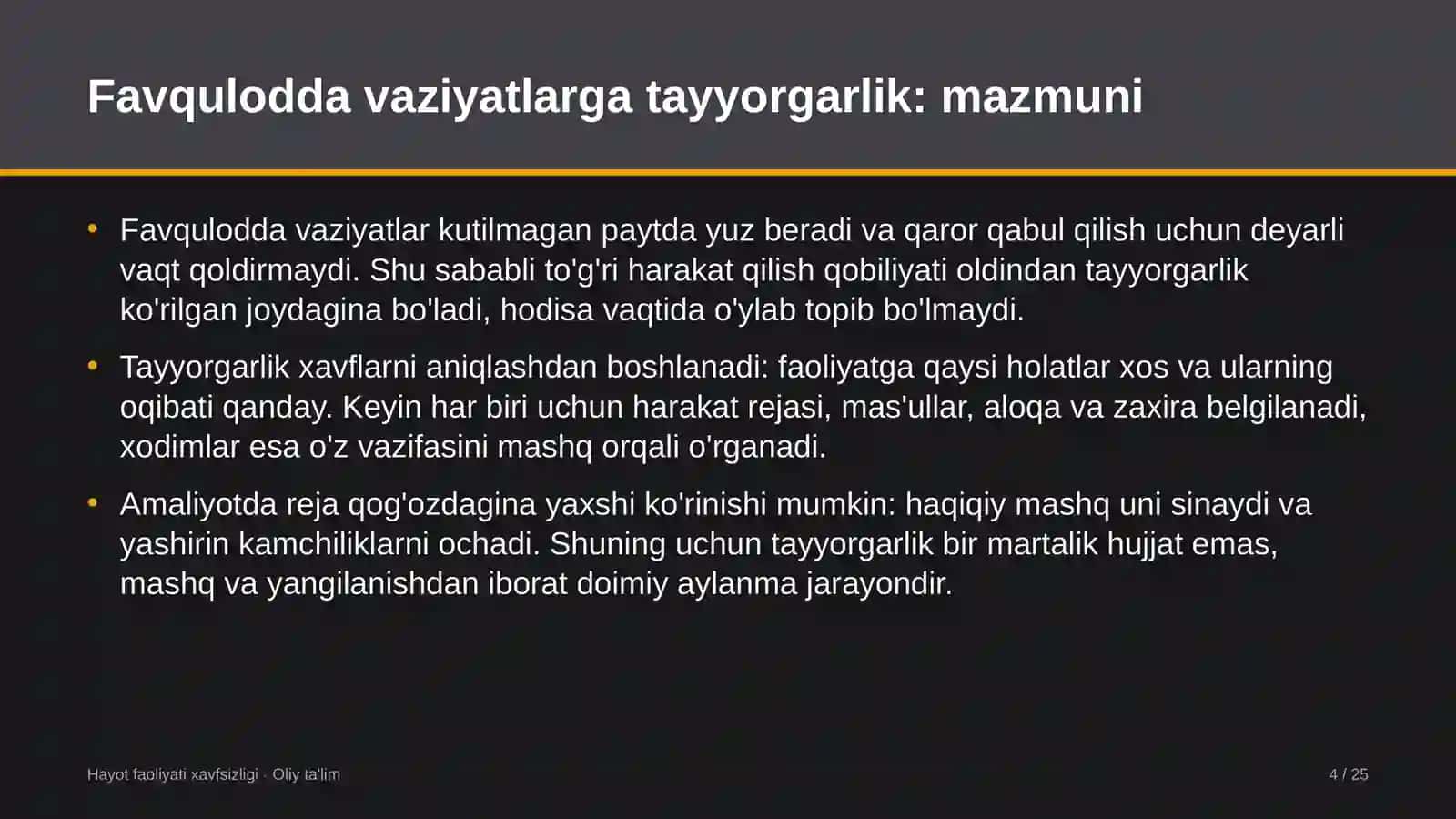Advokatlik byurolarida favqulodda vaziyatlarga tayyorgarlik 4