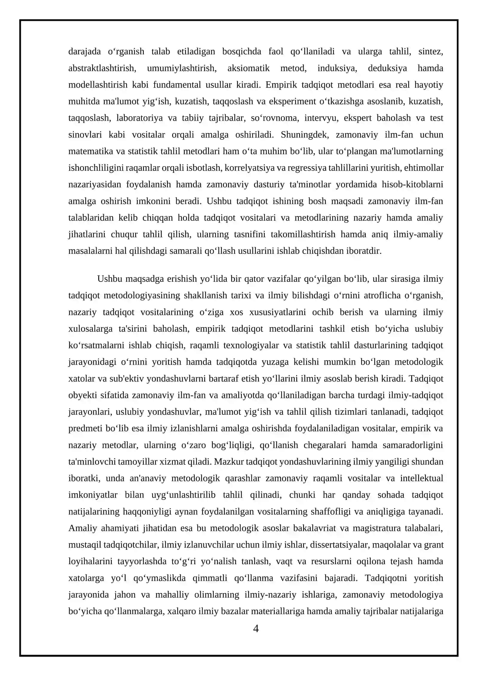 TADQIQOT VOSITALARI VA METODLARI 4
